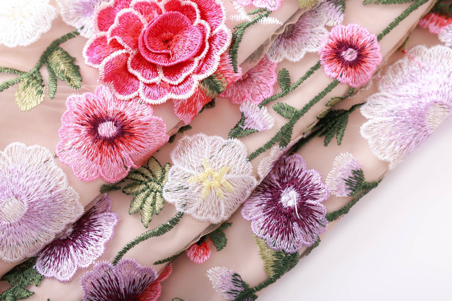 Elegant 3D Floral Mini Dress Summer Chic Style