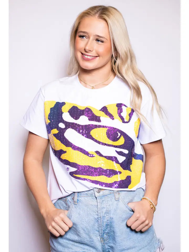 BOMB DESIGNS LSU EYE SHIRT