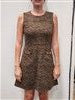 Animal Print Sleeveless Mini Dress
