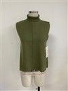 Entro Green Cap Sleeve Sweater