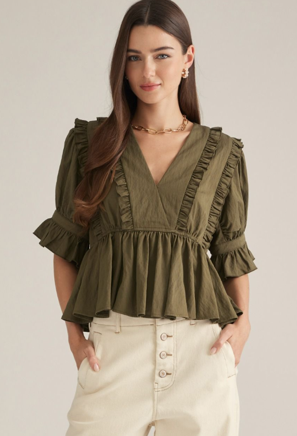 V-Neck Blouse