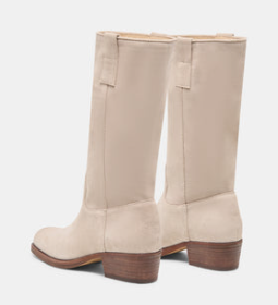 Romie Boots Lt Taupe Suede