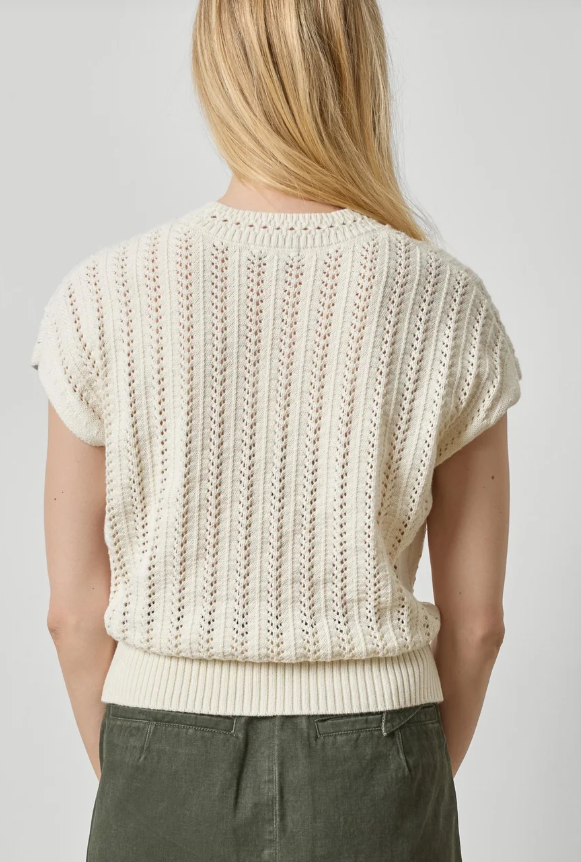 Novelty Stitch Wedge Sweater