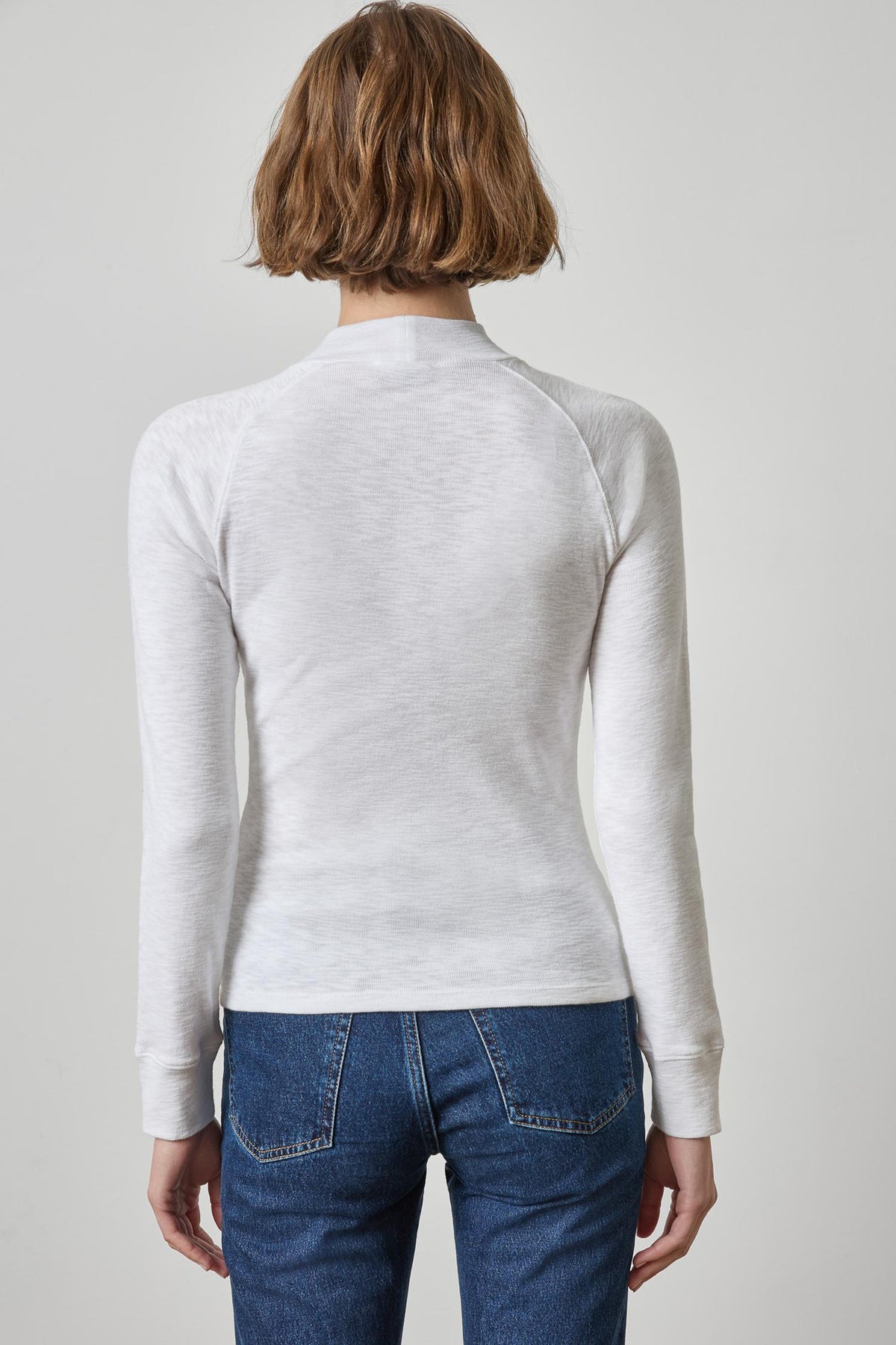 Lilla P Raglan Long Sleeve Mock Neck