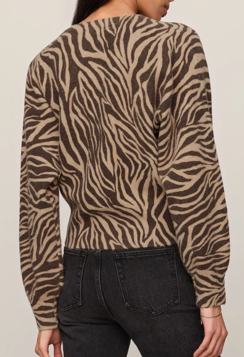 All The Wild Zebra Cardigan