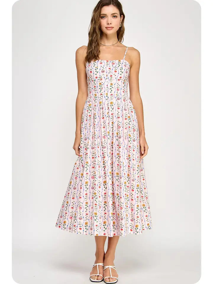 STRUT AND BOLT MIDI DRESS