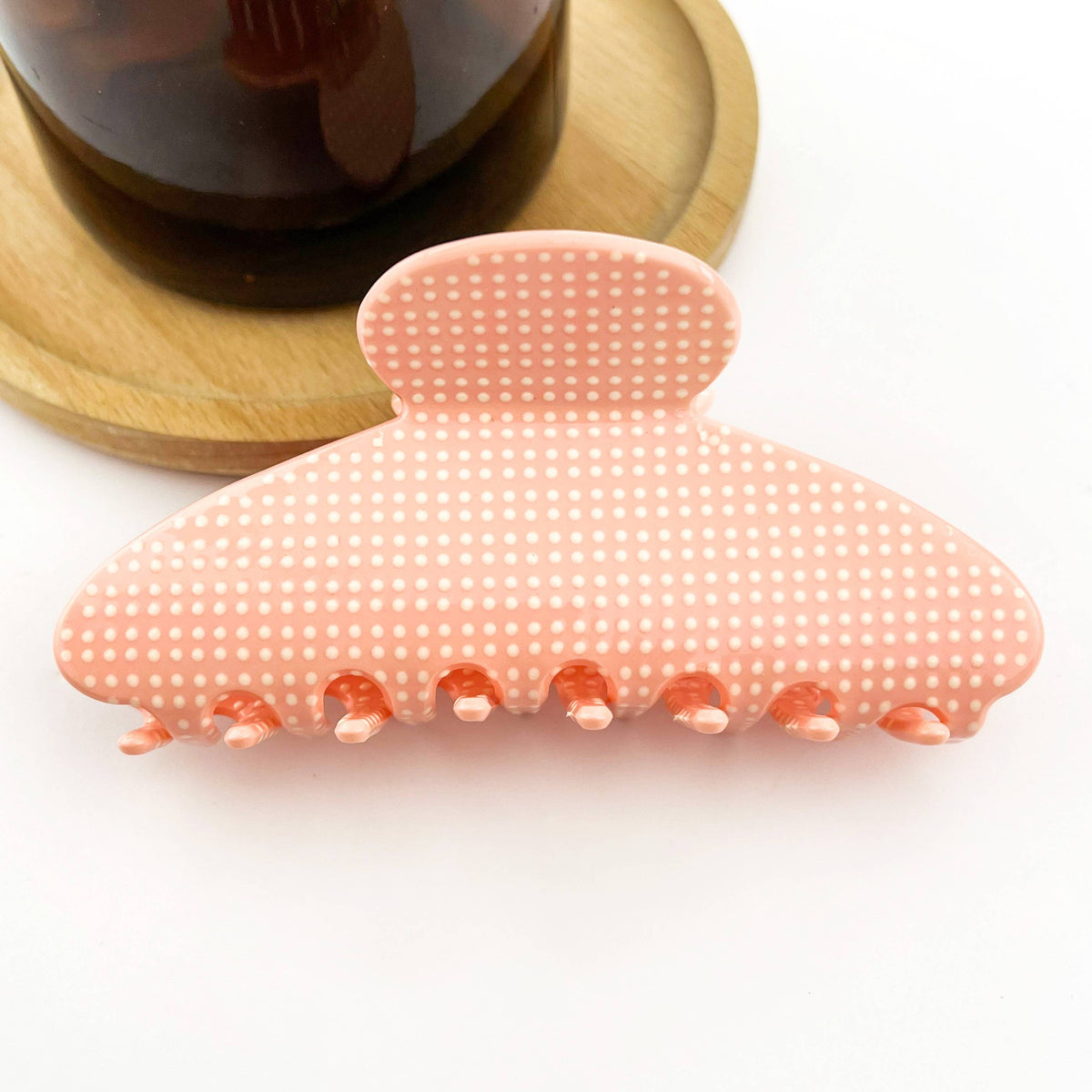 Acetate Polka Dot Hair Claw Clip, Classic Hair Clip