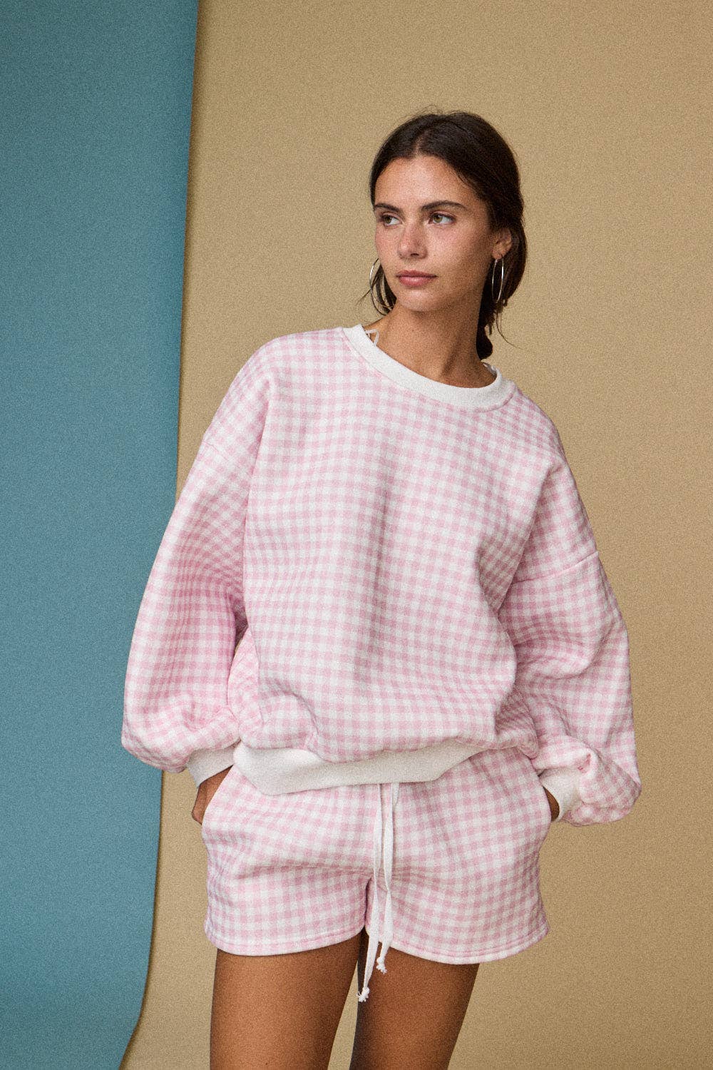 PX19244 - GINGHAM SHORT SET