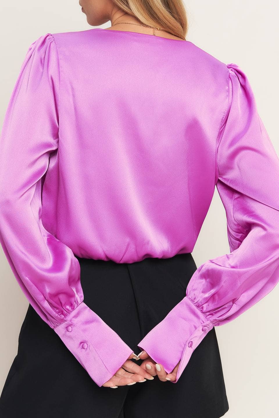 A solid woven top