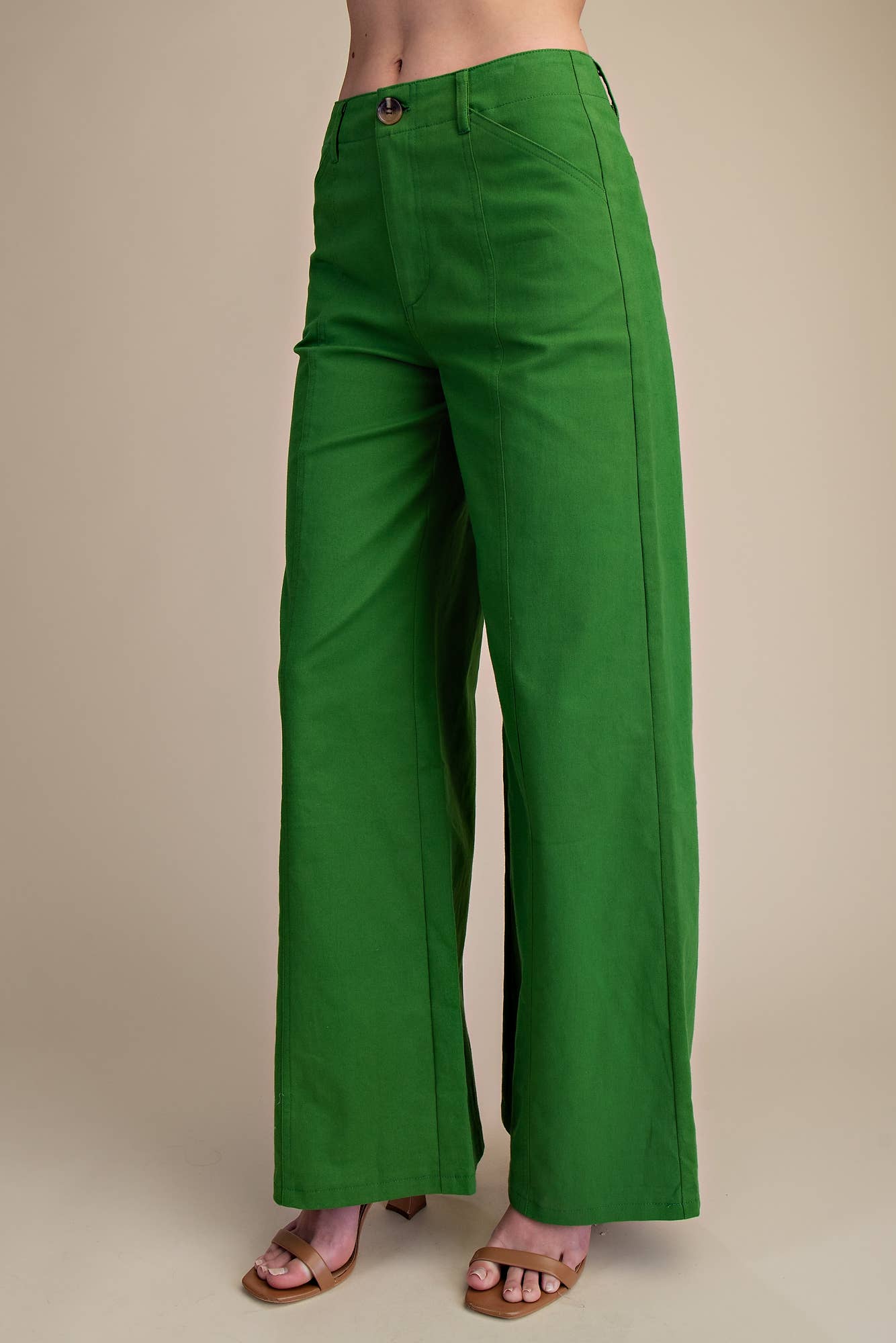 High Rise Wide Leg Pants