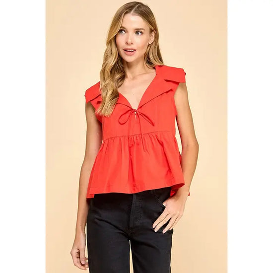 TCEC PEPLUM TOP