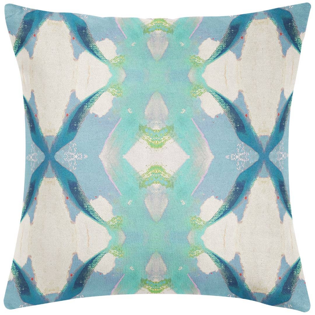 Jasmine Blue Decorative Pillow