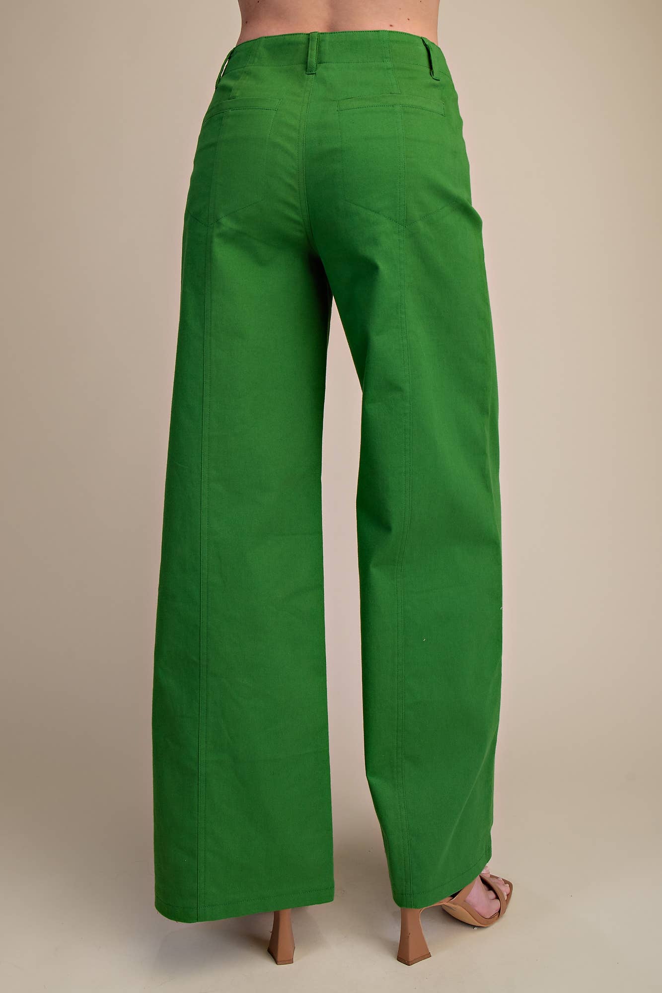 High Rise Wide Leg Pants