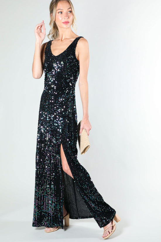 VINE & LOVE SEQUIN MAXI