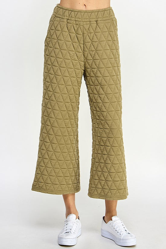 SEE AND BE SEEN QUILTED PANTS