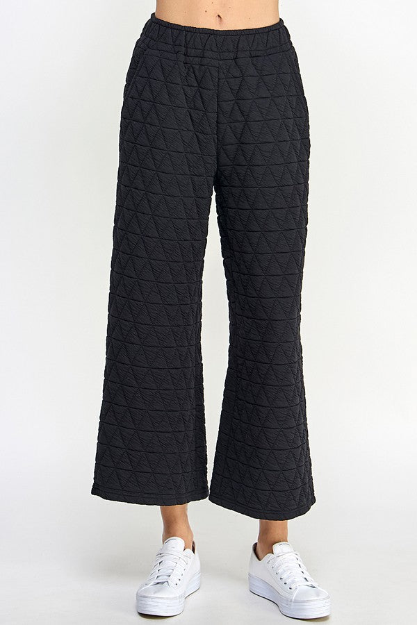 SEE AND BE SEEN QUILTED PANTS