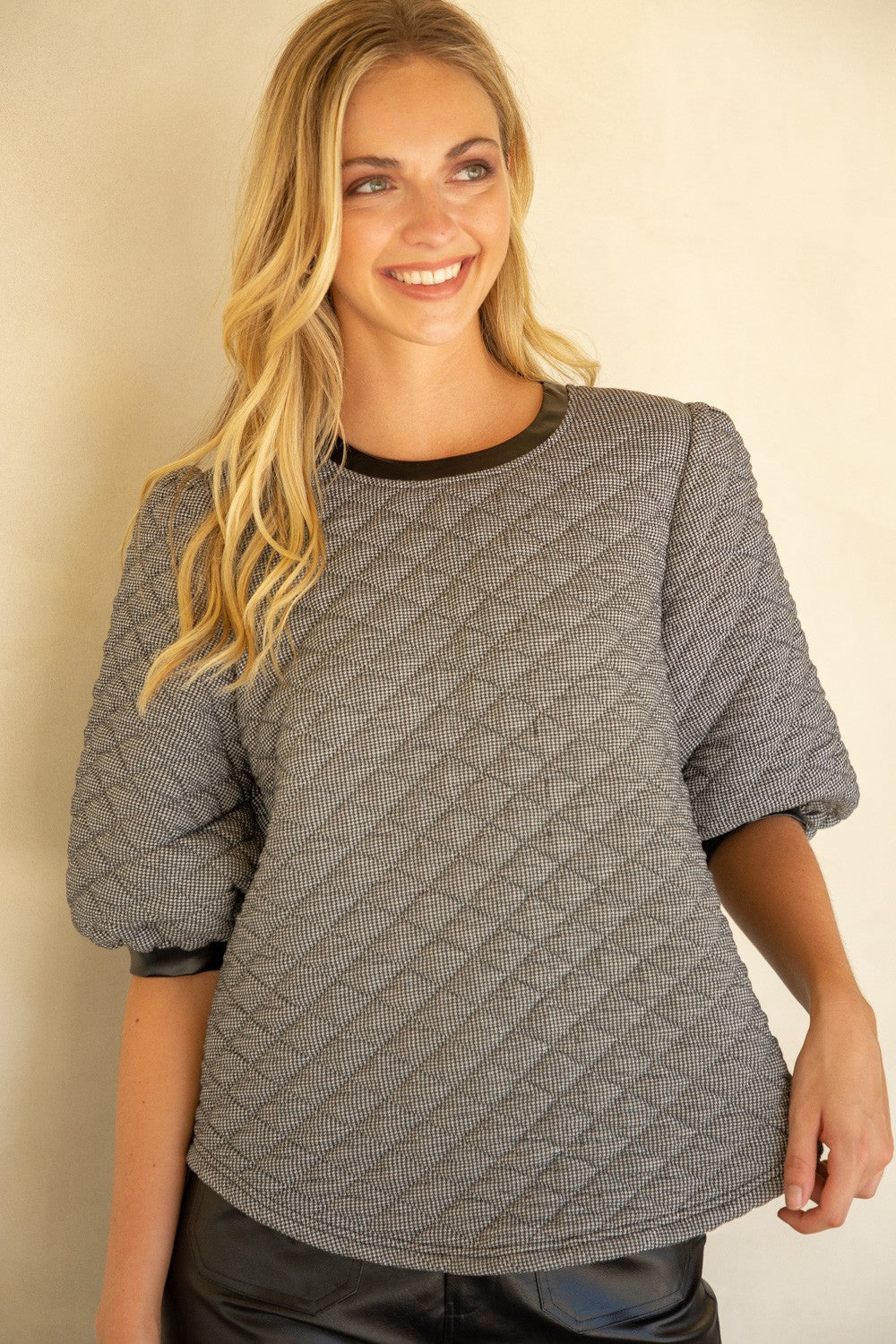VOY QUILTED TOP
