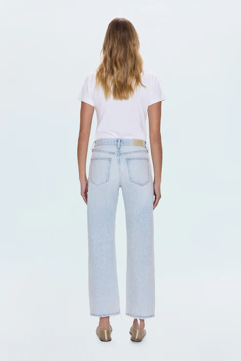 PISTOLA LEXI MID RISE BOWED STRAIGHT JEAN