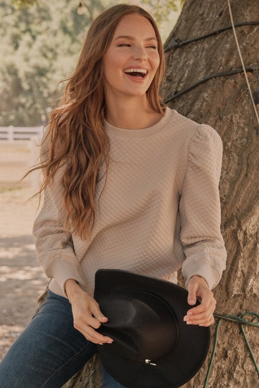 JODIFL TEXTURED TOP