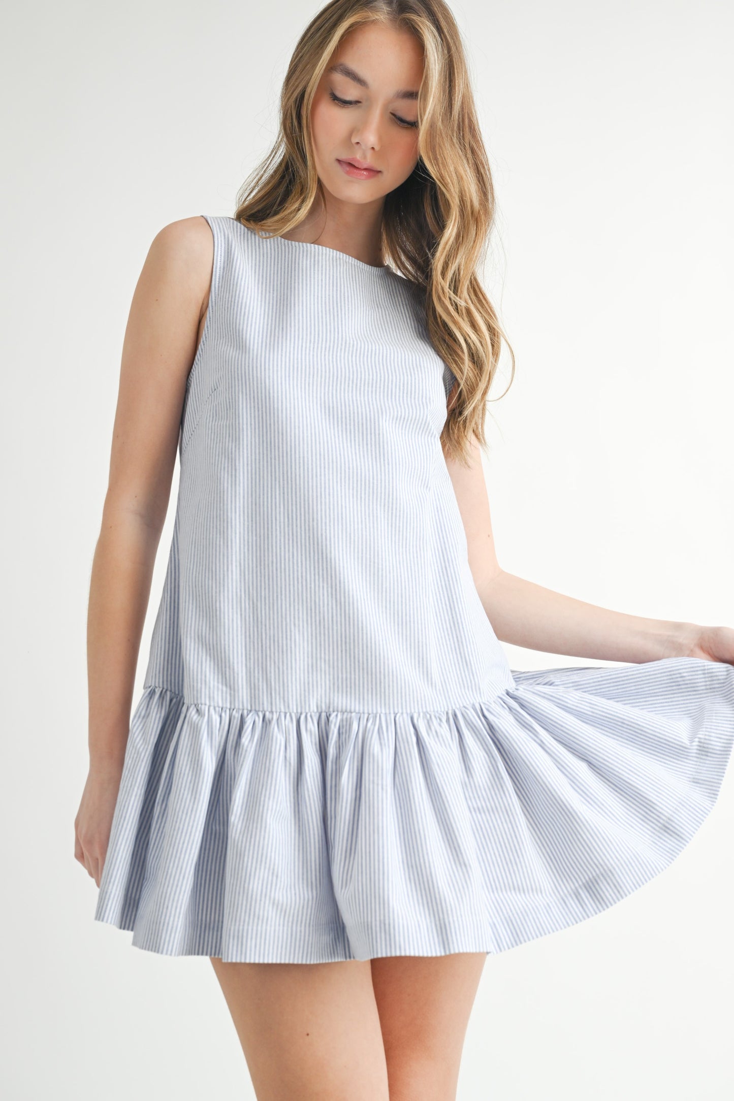 MABLE BACK TIE DETAIL DRESS