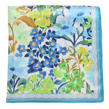 S26074 100% Polyester Lightweight Square Scarf