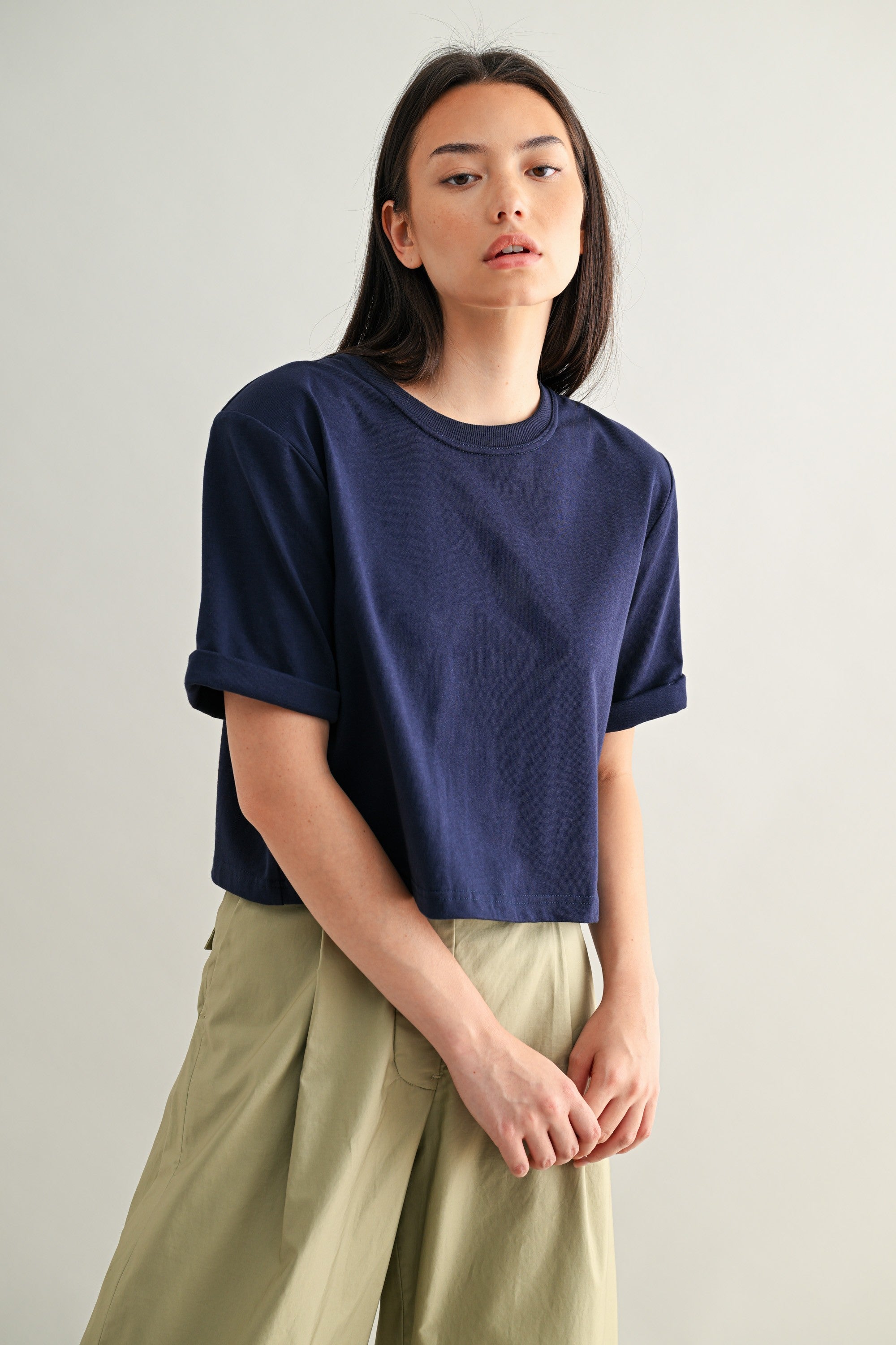 MABLE PADDED CREW NECK