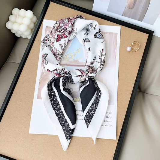 S26106 100% Polyester Lightweight Square Scarf