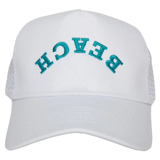 Beach Upside Down Trucker Cap
