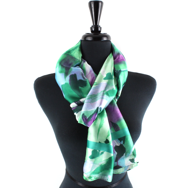 S24028 Wondering Satin-Feel Lightweight Scarf