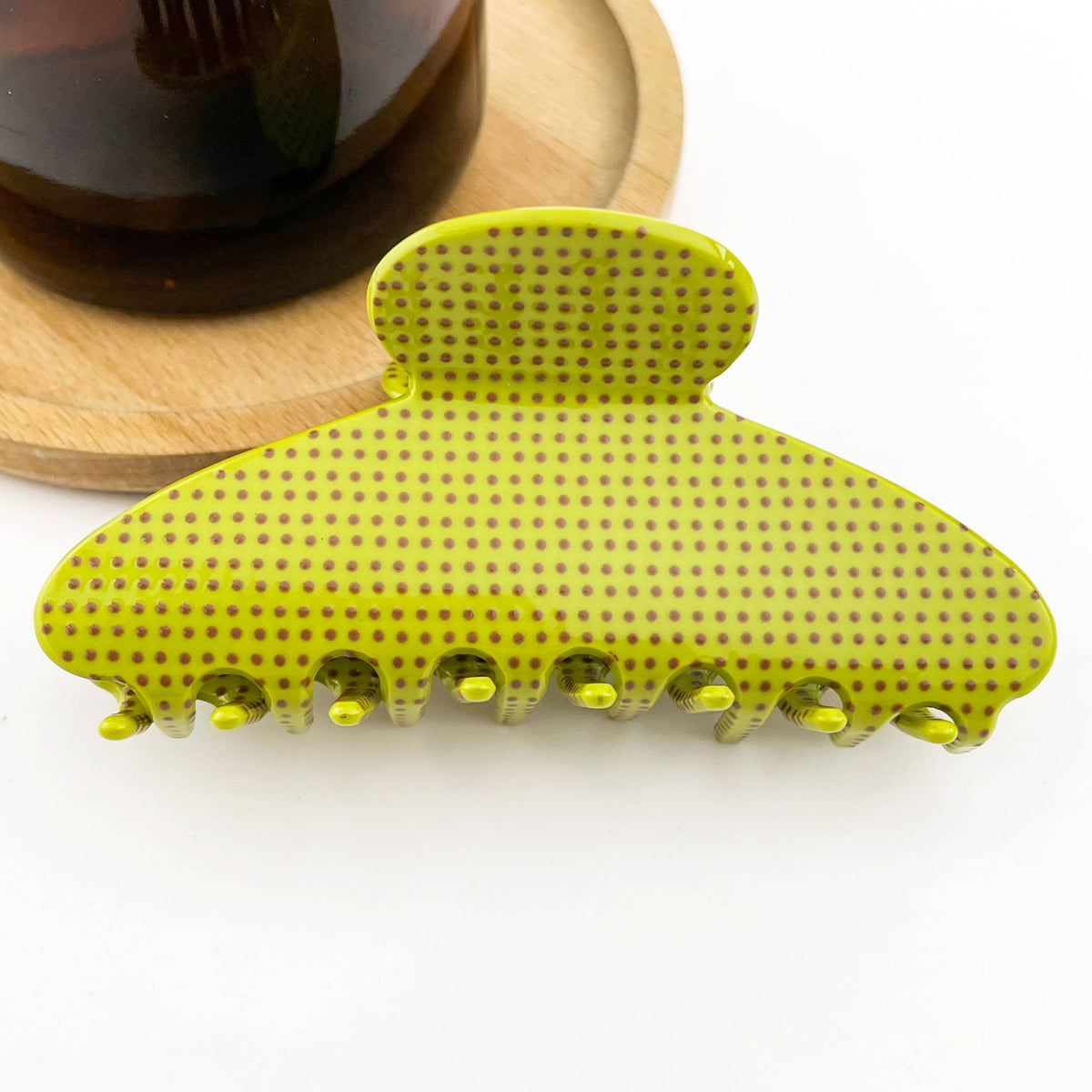 Acetate Polka Dot Hair Claw Clip, Classic Hair Clip