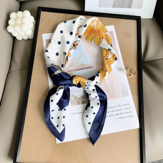 S26096 100% Polyester Lightweight Square Scarf