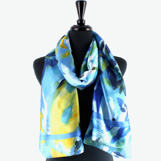 S24028 Wondering Satin-Feel Lightweight Scarf
