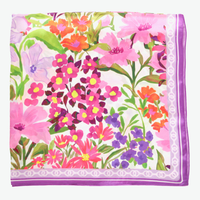 S26074 100% Polyester Lightweight Square Scarf