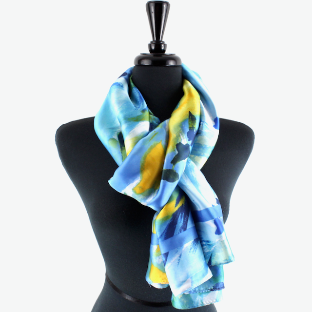 S24028 Wondering Satin-Feel Lightweight Scarf