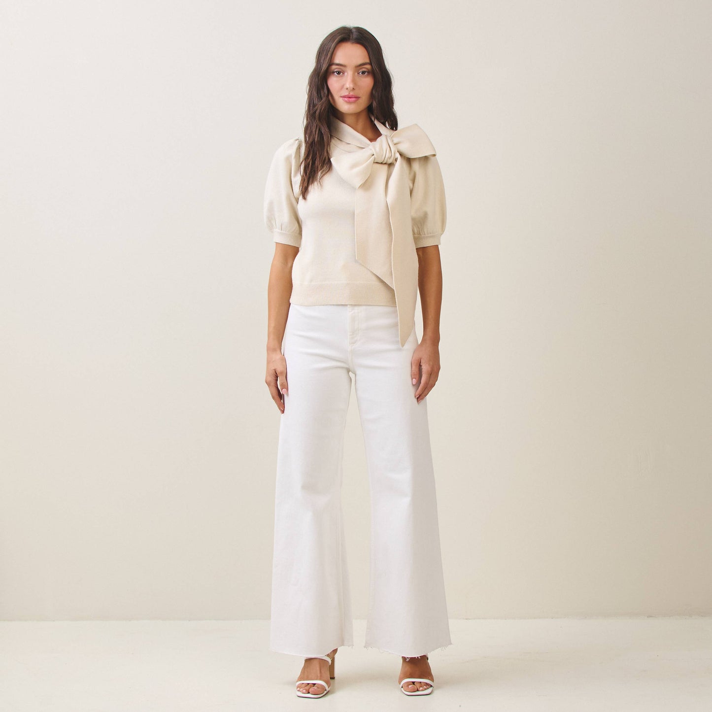 AT2221 Bow sweater top