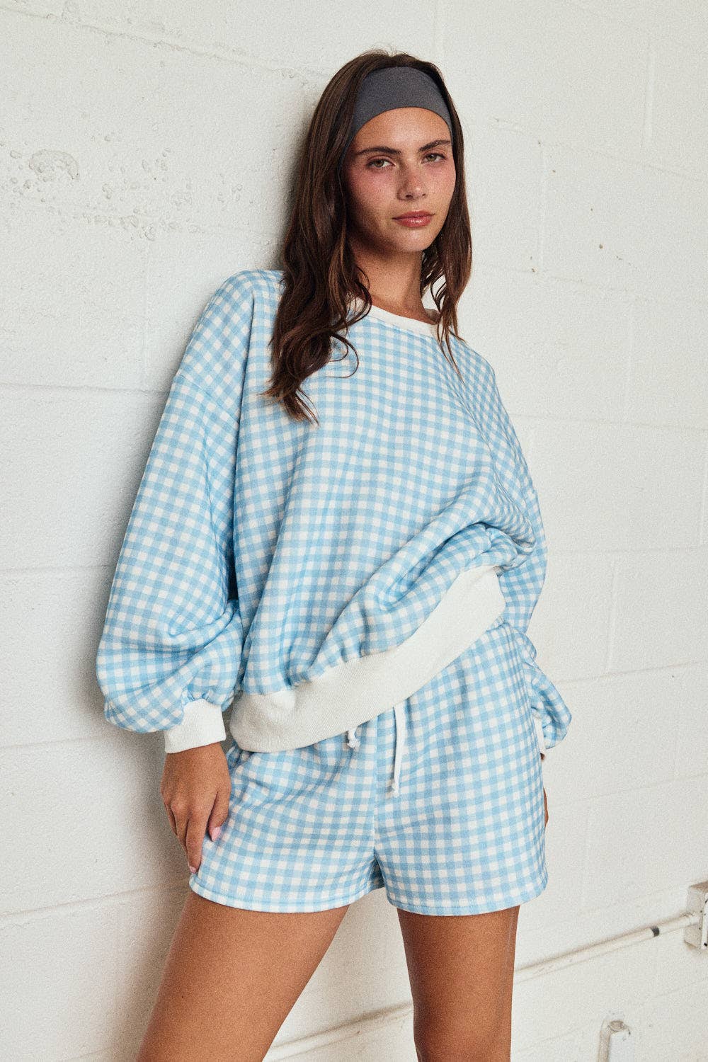 PX19244 - GINGHAM SHORT SET