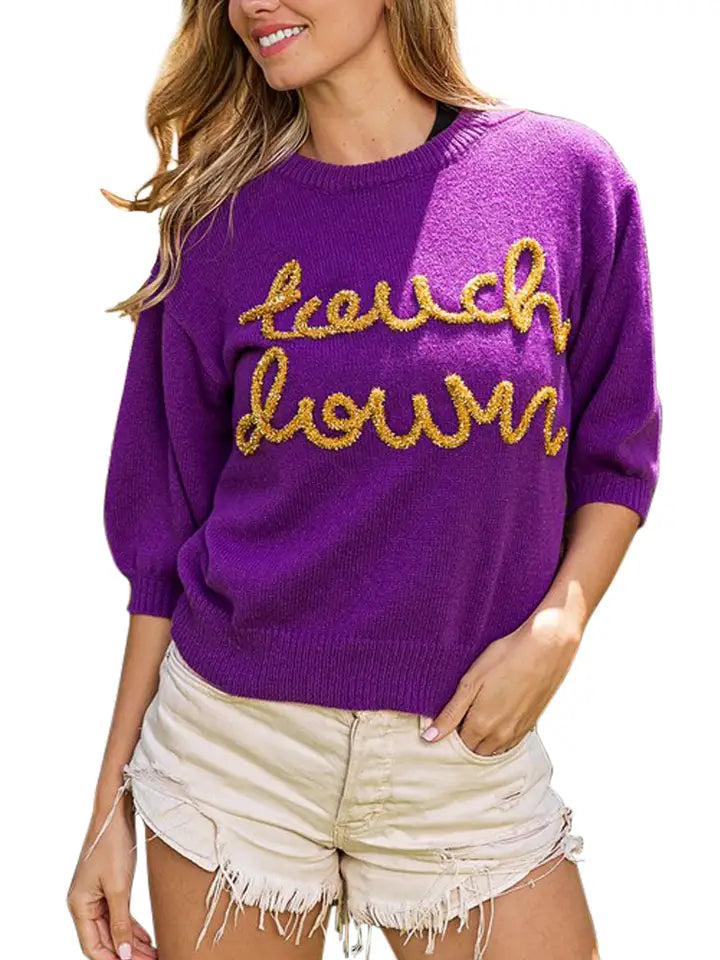 VANILLA MONKEY TOUCHDOWN SWEATER