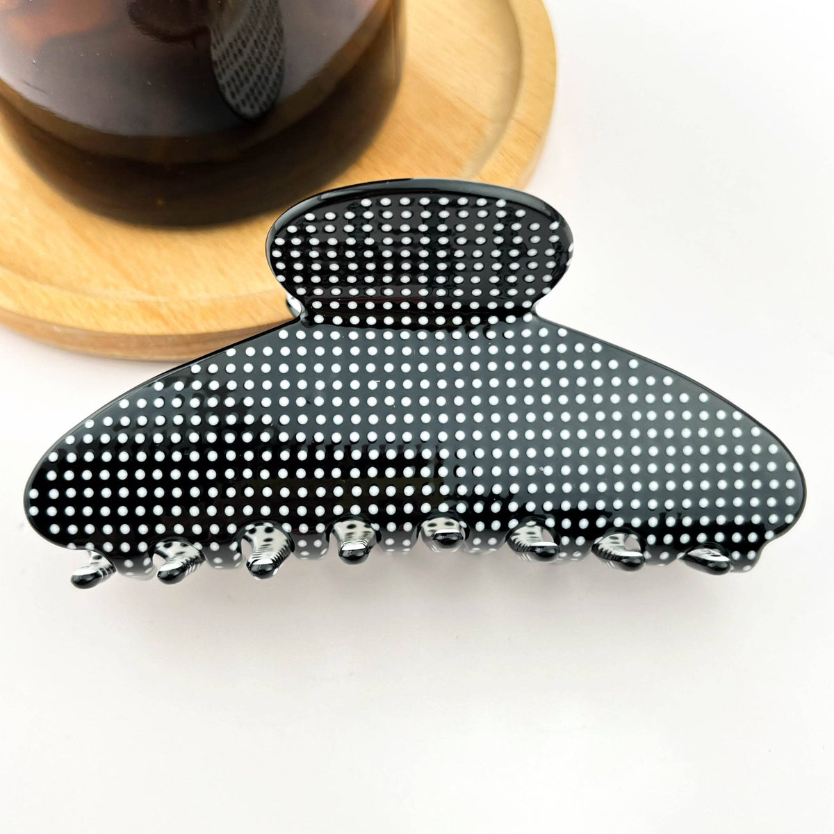 Acetate Polka Dot Hair Claw Clip, Classic Hair Clip