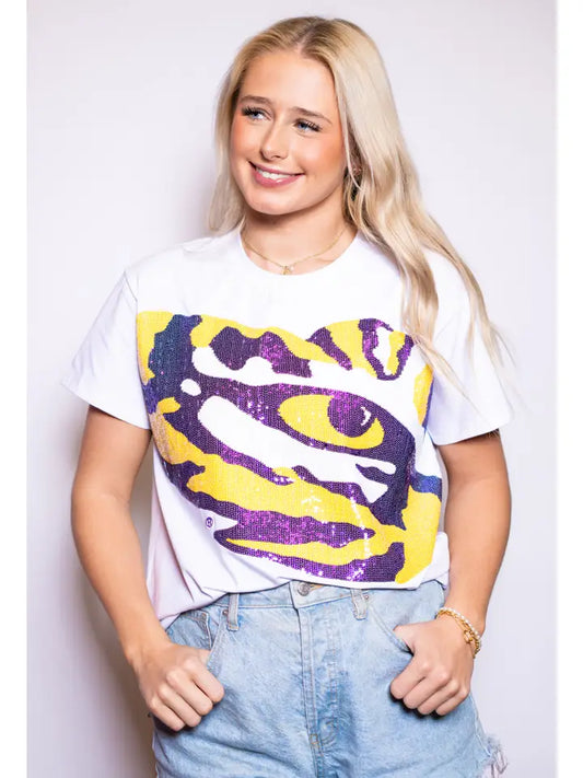 BOMB DESIGNS LSU EYE SHIRT