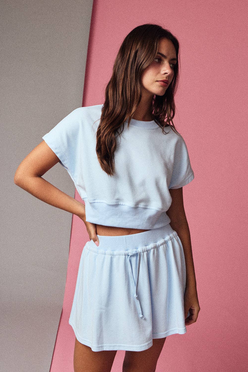 PX19298 Two Piece Skort Set Casual Fit