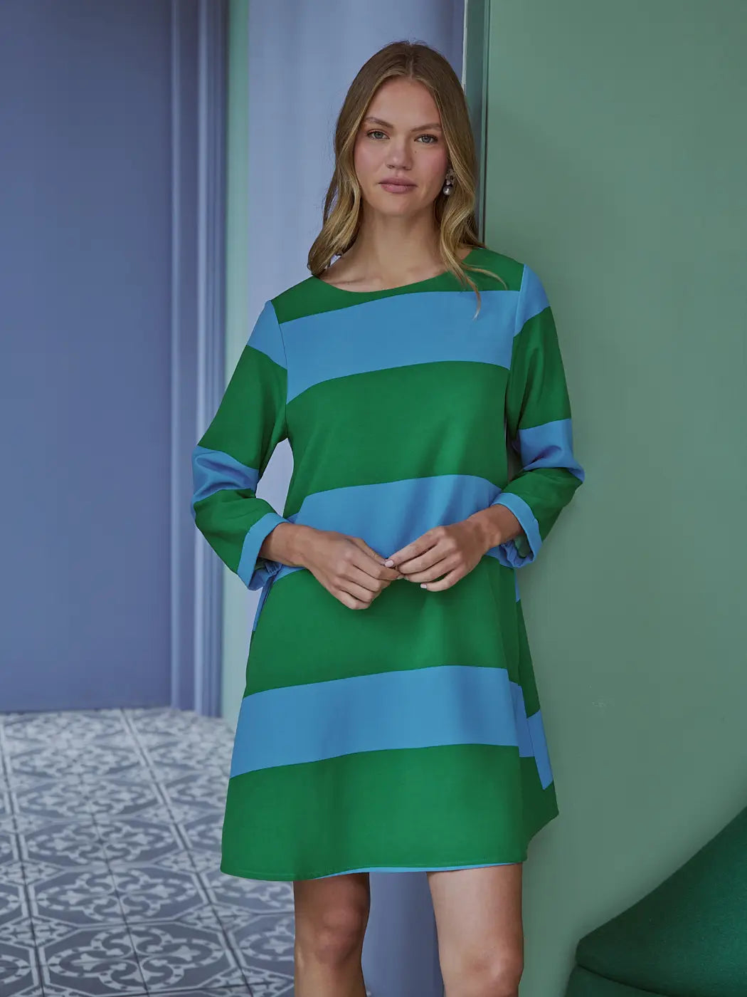 Lolli Stripe Lonna Shift Mini Dress