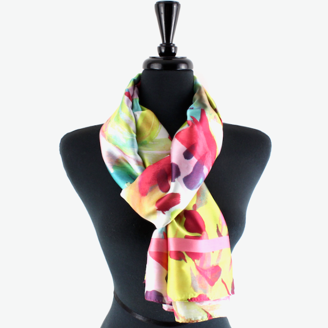S24028 Wondering Satin-Feel Lightweight Scarf