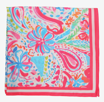 S26080 100% Polyester Lightweight Square Scarf