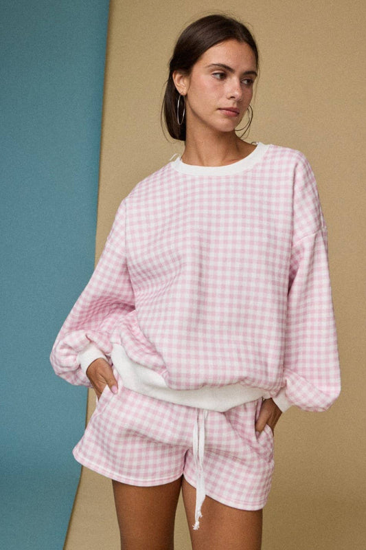 PX19244 - GINGHAM SHORT SET