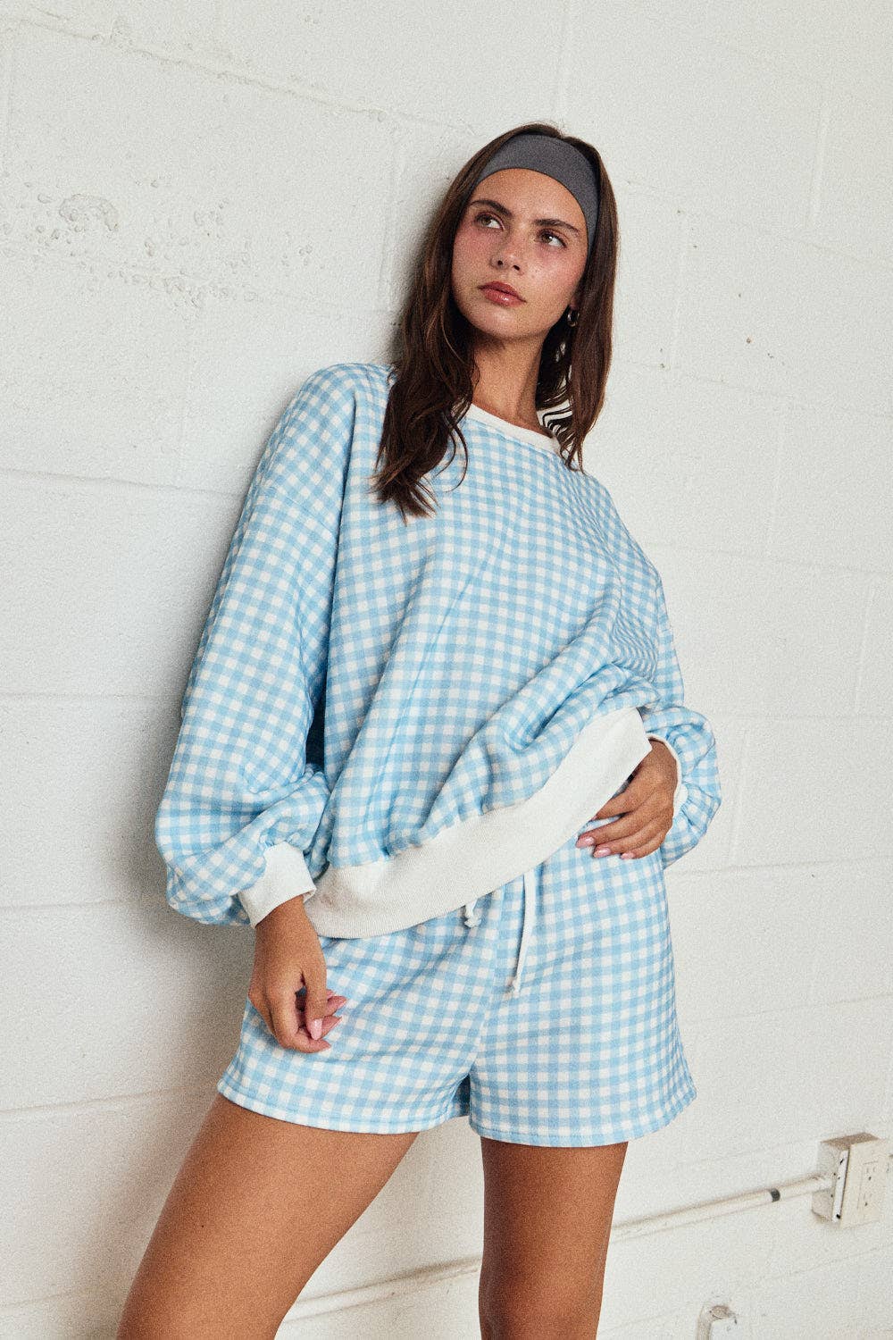 PX19244 - GINGHAM SHORT SET