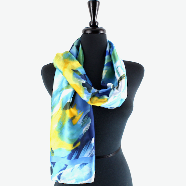S24028 Wondering Satin-Feel Lightweight Scarf