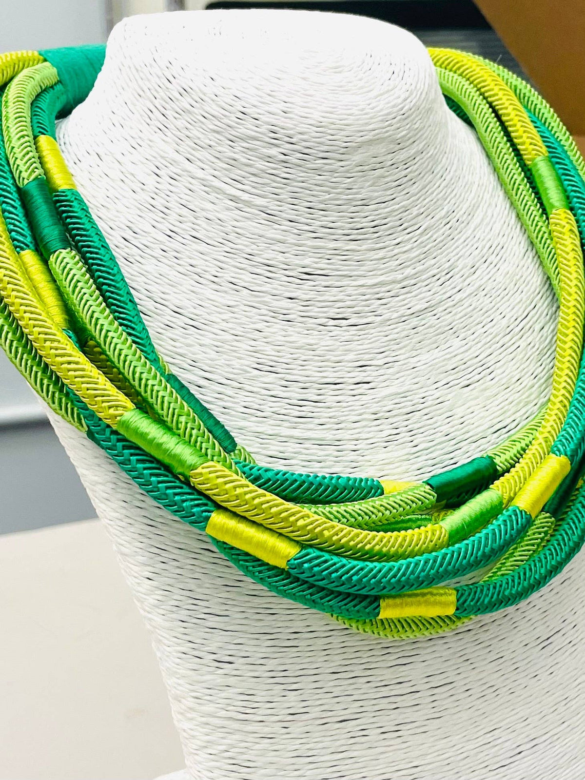 "Original" Slub 8-strand (green/citrus multi) NK851