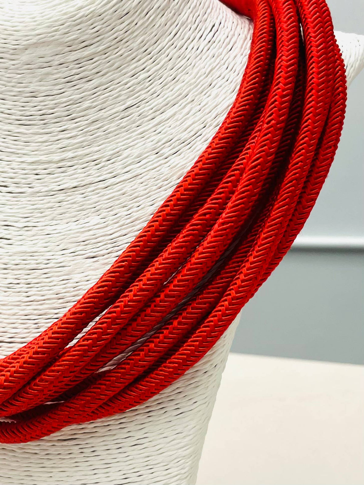 "Original" Slub 8-Strand Necklace (red) NK183