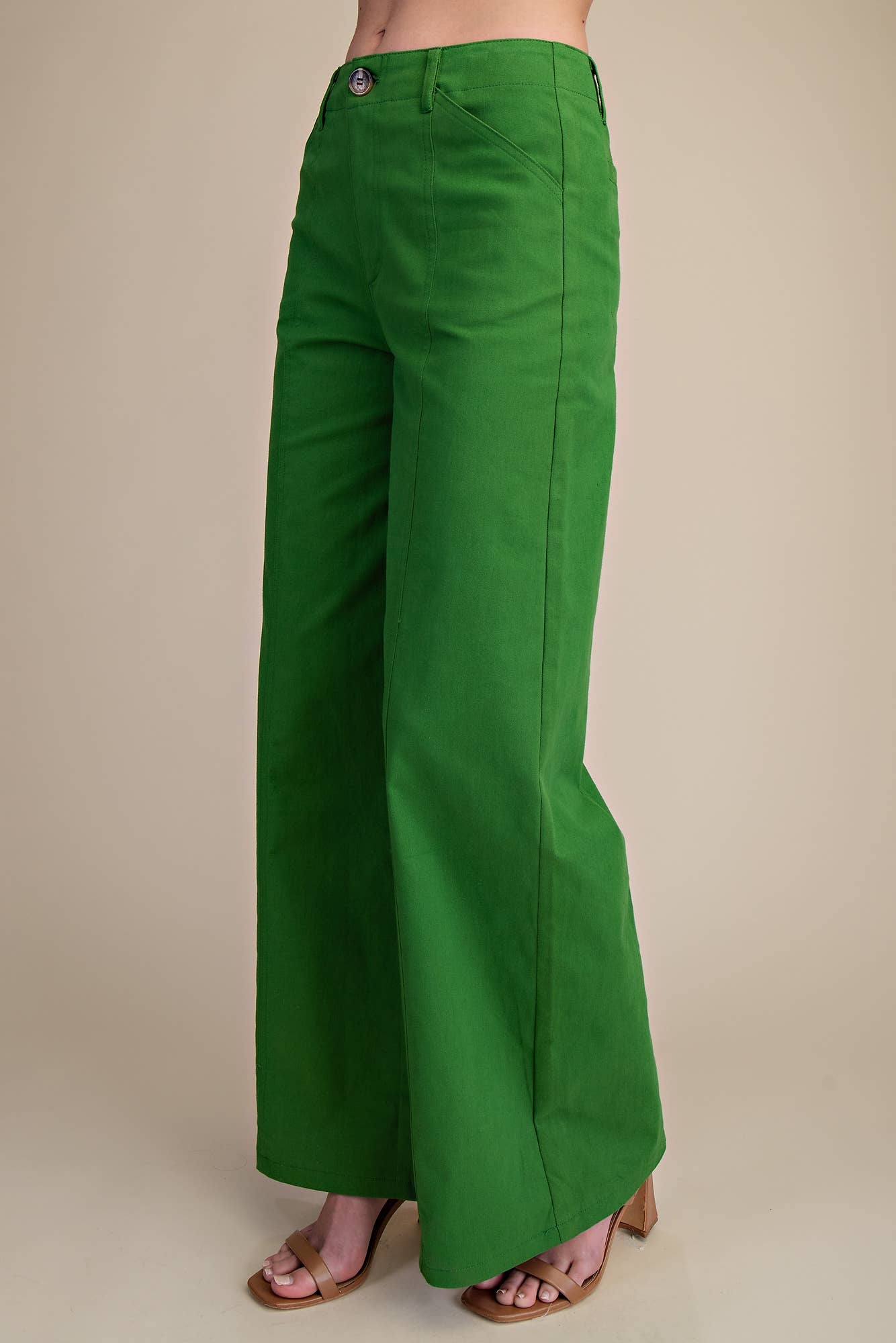 High Rise Wide Leg Pants