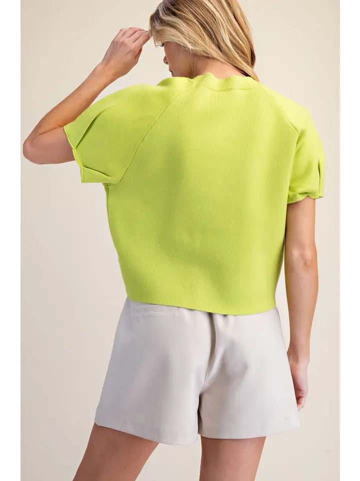 GLAM SHORT SLEEVE TOP